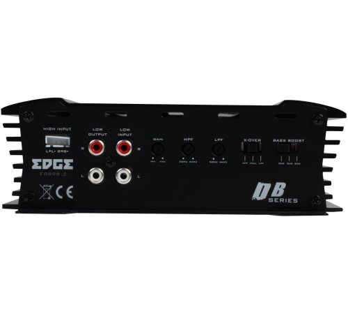 Усилитель автомобильный Edge EDB80.2LITE-E2 двухканальный Усилитель автомобильный Edge EDB80.2LITE-E2 двухканальный