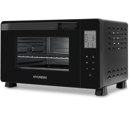 Мини-печь Hyundai MIO-HY088 23л. 1500Вт черный Мини-печь Hyundai MIO-HY088 23л. 1500Вт черный