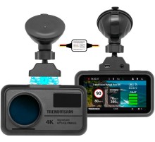 Видеорегистратор с радар-детектором TrendVision Hybrid Signature Real 4K Max GPS ГЛОНАСС черный