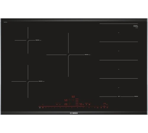 Индукционная варочная поверхность Bosch Serie 8 PXV875DC1E черный Индукционная варочная поверхность Bosch Serie 8 PXV875DC1E черный