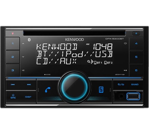 Автомагнитола Kenwood DPX-5300BT 2DIN 4x50Вт v4.2 AUX DSP 3 RDS Автомагнитола Kenwood DPX-5300BT 2DIN 4x50Вт v4.2 AUX DSP 3 RDS