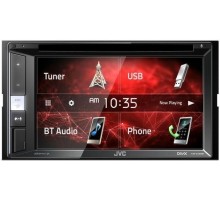 Автомагнитола JVC KW-V250BTM 2DIN 4x50Вт v3.0 DSP 6.2" 3 ПДУ RDS
