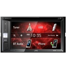 Автомагнитола JVC KW-V250BTM 2DIN 4x50Вт v3.0 DSP 6.2" 3 ПДУ RDS