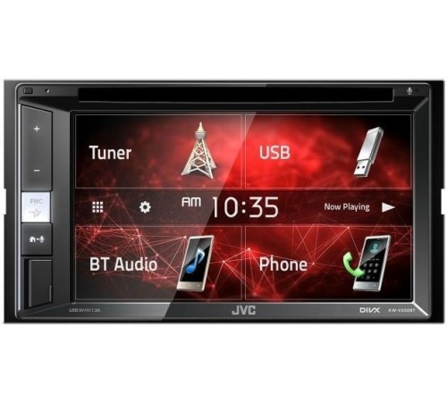 Автомагнитола JVC KW-V250BTM 2DIN 4x50Вт v3.0 DSP 6.2" 3 ПДУ RDS Автомагнитола JVC KW-V250BTM 2DIN 4x50Вт v3.0 DSP 6.2" 3 ПДУ RDS