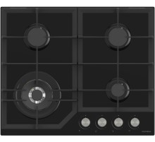 Газовая варочная поверхность Darina ER4 BGC 341 08 B стекло черное