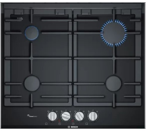 Газовая варочная поверхность Bosch PRP6A6D70R черный Газовая варочная поверхность Bosch PRP6A6D70R черный
