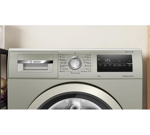 Стиральная машина Bosch WAN2420XME пан.англ. класс: A+++ загр.фронтальная макс.:8кг серебристый инвертер