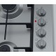 Газовая варочная поверхность Bosch PBY6C5B62O серебристый