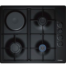 Газовая варочная поверхность Bosch PBY6C6B62O черный