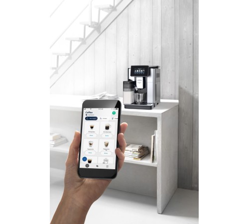 Кофемашина Delonghi ECAM610.75.MB 1450Вт черный/серебристый Кофемашина Delonghi ECAM610.75.MB 1450Вт черный/серебристый