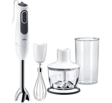 Блендер погружной Braun MQ3135WH 700Вт белый/серый