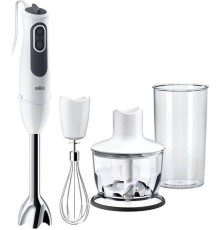 Блендер погружной Braun MQ3135WH 700Вт белый/серый