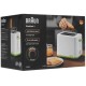 Тостер Braun HT1010GR 900Вт белый/зеленый