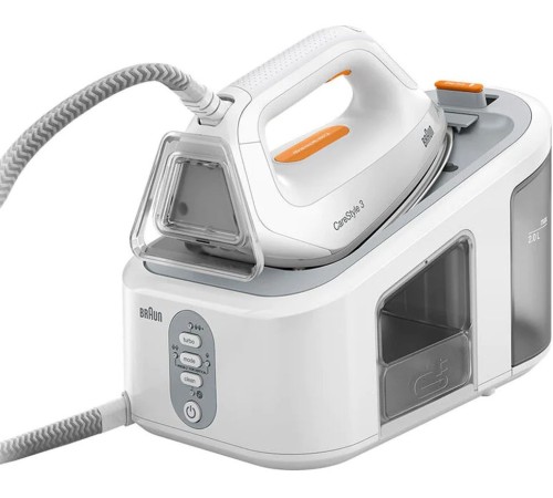 Парогенератор Braun IS3132WH 2400Вт белый/оранжевый Парогенератор Braun IS3132WH 2400Вт белый/оранжевый