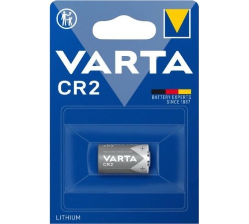 Батарея Varta Electronics BL1 Lithium CR2 (1шт) блистер Батарея Varta Electronics BL1 Lithium CR2 (1шт) блистер