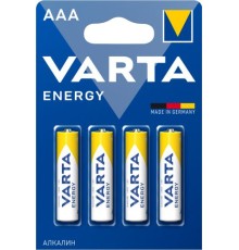 Батарея Varta Energy LR03 BL4 Alkaline AAA (4шт) блистер