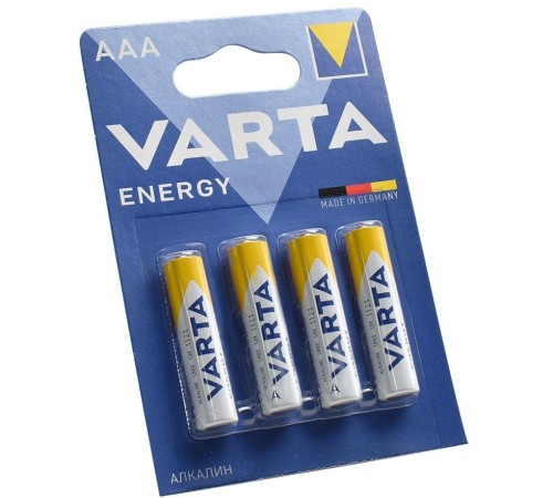 Батарея Varta Energy LR03 BL4 Alkaline AAA (4шт) блистер Батарея Varta Energy LR03 BL4 Alkaline AAA (4шт) блистер
