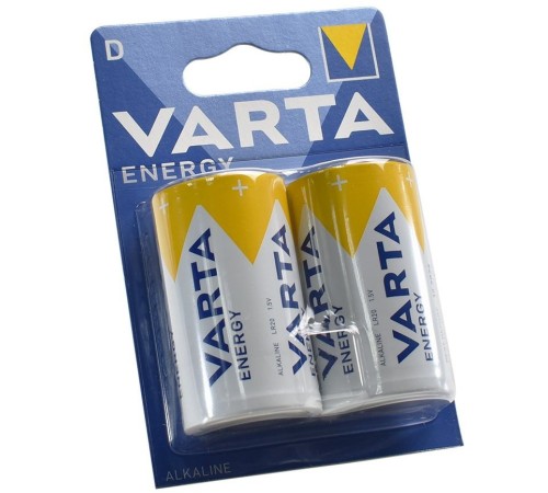 Батарея Varta Energy LR20 BL2 Alkaline D (2шт) блистер Батарея Varta Energy LR20 BL2 Alkaline D (2шт) блистер