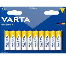Батарея Varta Energy LR6 BL10 Alkaline AA (10шт) блистер