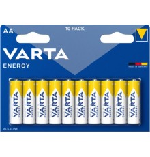 Батарея Varta Energy LR6 BL10 Alkaline AA (10шт) блистер
