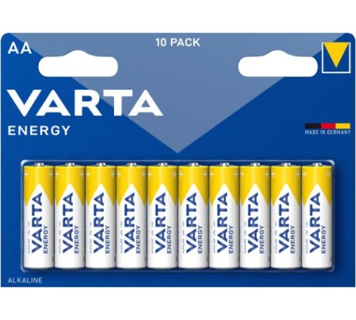Батарея Varta Energy LR6 BL10 Alkaline AA (10шт) блистер Батарея Varta Energy LR6 BL10 Alkaline AA (10шт) блистер