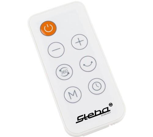 Вентилятор настольный Steba VT 360 39Вт скоростей:4 ПДУ белый/черный (упак.:1шт) Вентилятор настольный Steba VT 360 39Вт скоростей:4 ПДУ белый/черный (упак.:1шт)