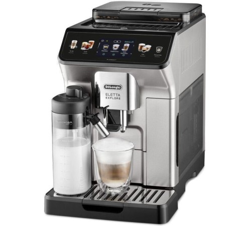 Кофемашина Delonghi Eletta Explore ECAM450.65.S 1450Вт серебристый Кофемашина Delonghi Eletta Explore ECAM450.65.S 1450Вт серебристый