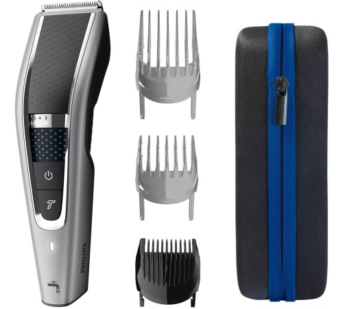 Машинка для стрижки Philips HC5650/15 серебристый (насадок в компл:3шт) Машинка для стрижки Philips HC5650/15 серебристый (насадок в компл:3шт)