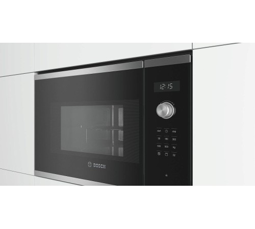 Микроволновая печь Bosch BEL554MS0 25л. 900Вт черный/нержавеющая сталь (встраиваемая) Микроволновая печь Bosch BEL554MS0 25л. 900Вт черный/нержавеющая сталь (встраиваемая)