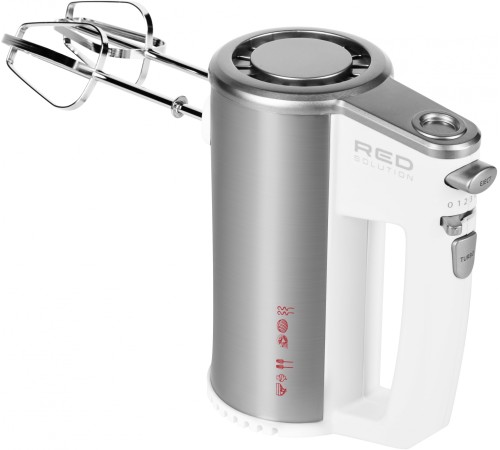 Миксер ручной Red Solution RHM-M2108 500Вт белый/серебристый Миксер ручной Red Solution RHM-M2108 500Вт белый/серебристый
