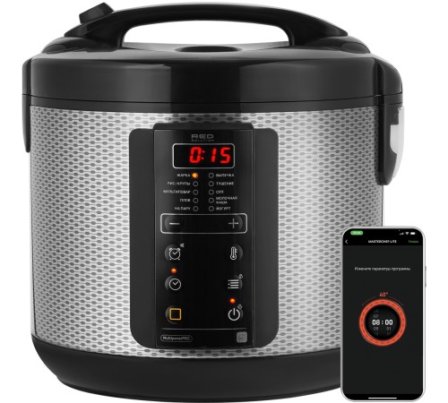 Мультиварка Red Solution SkyCooker RMC-M225S 5л 860Вт черный/серый