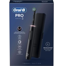 Зубная щетка электрическая Oral-B Pro 3/D505.513.3X BK черный
