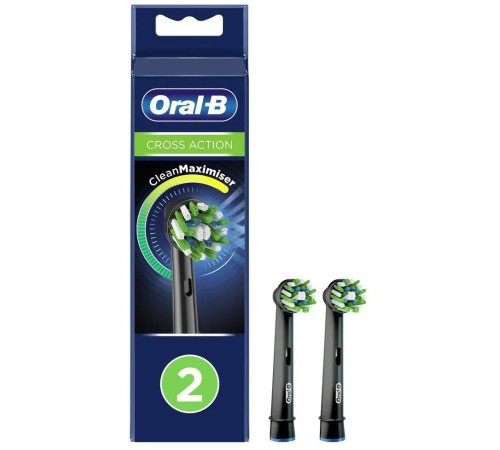 Насадка для зубных щеток Oral-B CrossAction CleanMaximiser (упак.:2шт) Насадка для зубных щеток Oral-B CrossAction CleanMaximiser (упак.:2шт)
