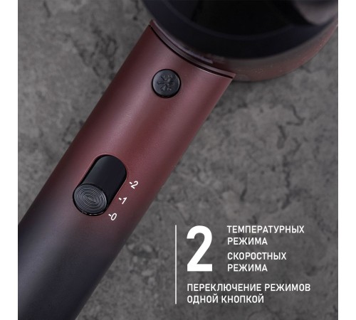 Фен Scarlett SC-HD70I38 2000Вт бордовый Фен Scarlett SC-HD70I38 2000Вт бордовый
