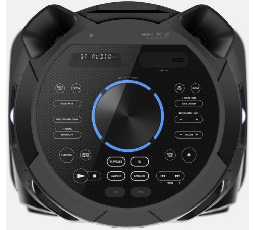 Минисистема Sony MHC-V73D черный CD CDRW DVD DVDRW FM USB BT Минисистема Sony MHC-V73D черный CD CDRW DVD DVDRW FM USB BT