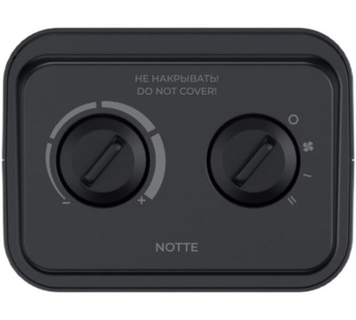 Тепловентилятор Royal Clima Notte RFH-N1500DC-BL 1500Вт черный Тепловентилятор Royal Clima Notte RFH-N1500DC-BL 1500Вт черный