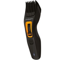 Машинка для стрижки Scarlett SC-HC63C62 черный/оранжевый 5Вт (насадок в компл:1шт)