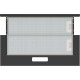 Вытяжка встраиваемая Gorenje TH606E4B черный управление: кнопочное (1 мотор)