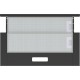 Вытяжка встраиваемая Gorenje TH606E7B черный управление: кнопочное (1 мотор)