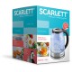 Чайник электрический Scarlett SC-EK27G70 1.8л. 1800Вт серебристый/черный корпус: стекло/металл/пластик