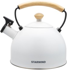 Чайник металлический Starwind Chef Country 2.5л. белый (SW-CH1712)