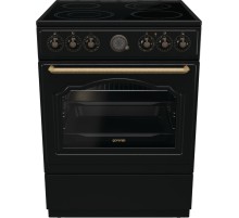 Плита Электрическая Gorenje GECS6B71CLB черный стеклокерамика (без крышки)