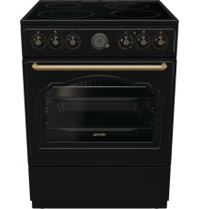 Плита Электрическая Gorenje GECS6B71CLB черный стеклокерамика (без крышки)