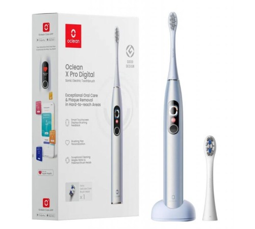 Зубная щетка электрическая Oclean X Pro Digital Y2076 серебристый Зубная щетка электрическая Oclean X Pro Digital Y2076 серебристый
