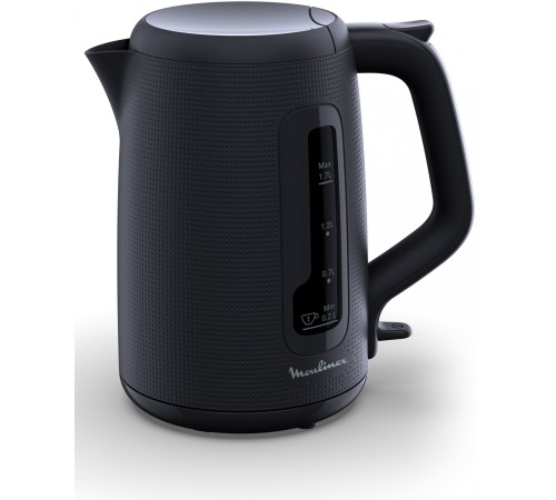 Чайник электрический Moulinex Morning BY2M0810 1.7л. 2400Вт черный корпус: пластик (7211419022)