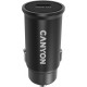 Автомобильное зар./устр. Canyon CNS-CCA20B 20W 3A (PD+QC) USB Type-C универсальное черный