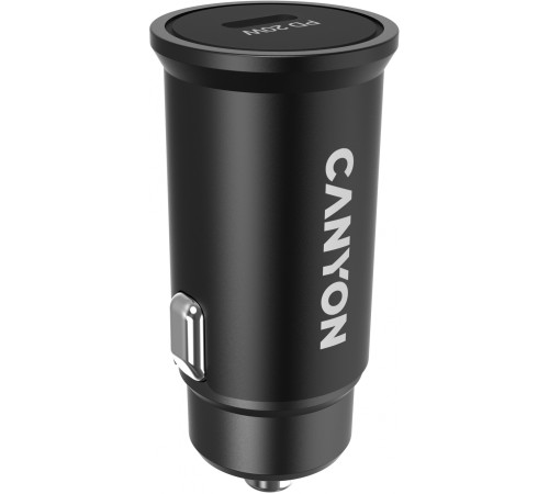 Автомобильное зар./устр. Canyon CNS-CCA20B 20W 3A (PD+QC) USB Type-C универсальное черный Автомобильное зар./устр. Canyon CNS-CCA20B 20W 3A (PD+QC) USB Type-C универсальное черный