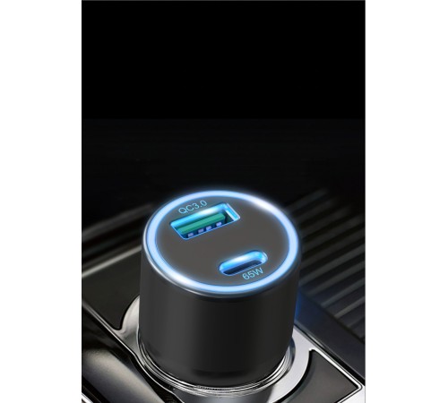 Автомобильное зар./устр. Wiiix UCC-7-2-10 18W 3.25A+3A (PD+QC) USB/USB Type-C универсальное черный Автомобильное зар./устр. Wiiix UCC-7-2-10 18W 3.25A+3A (PD+QC) USB/USB Type-C универсальное черный