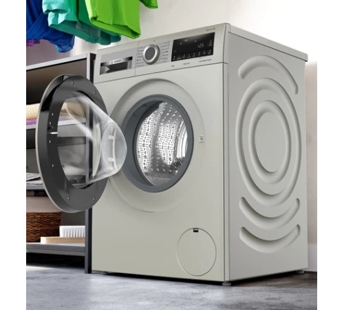 Стиральная машина Bosch Serie 4 WGA2440XME пан.англ. класс: A+++ загр.фронтальная макс.:9кг серебристый инвертер