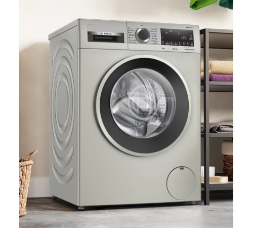 Стиральная машина Bosch Serie 4 WGA2440XME пан.англ. класс: A+++ загр.фронтальная макс.:9кг серебристый инвертер
